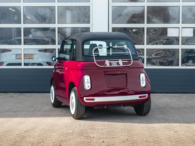 Fiat Topolino | Dutchies Edition | Burgundy Red | Leder Amaretto | Chrome Rek | Uniek !