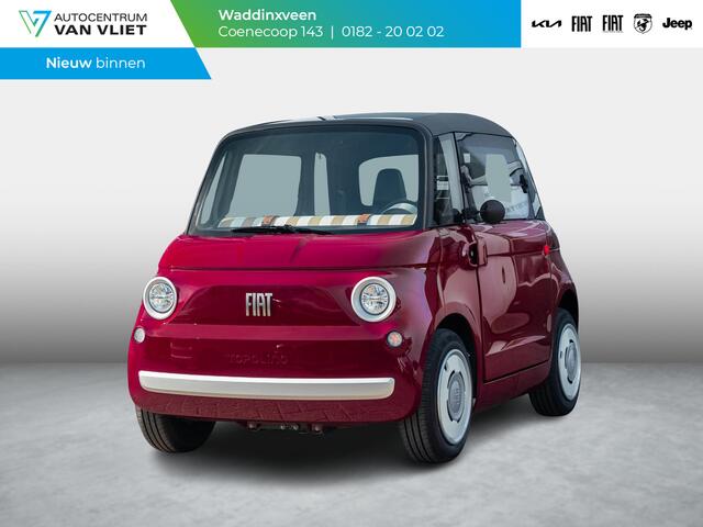Fiat Topolino | Dutchies Edition | Burgundy Red | Leder Amaretto | Chrome Rek | Uniek !