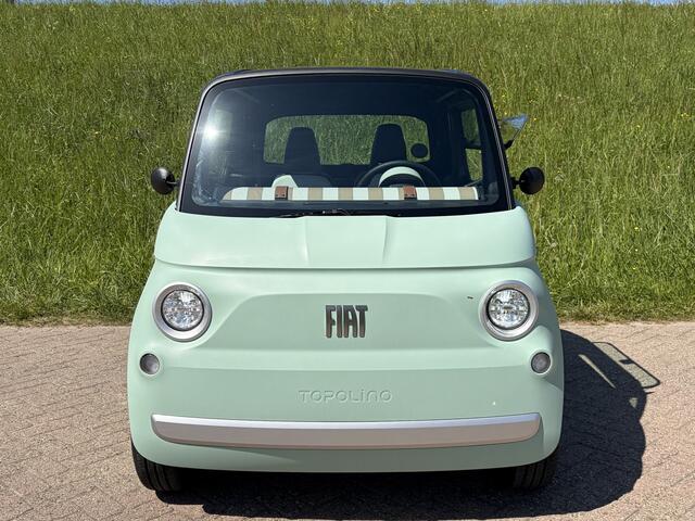 Fiat Topolino Brommobiel Verde Vita | Elektrische Brommobiel | Panoramadak | Ventilatie | LED Verlichting