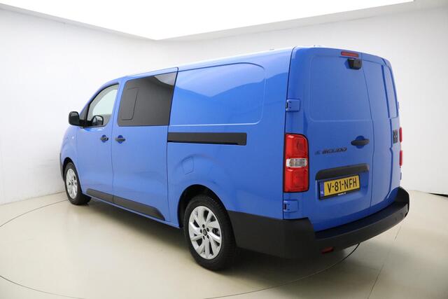 Fiat e-Scudo L3 75 kWh | Navigatie | Airco | Dubbele schuifdeur | Camera | Vloer + betimmering | 17" LMV | Led koplampen | Parkeersensoren |