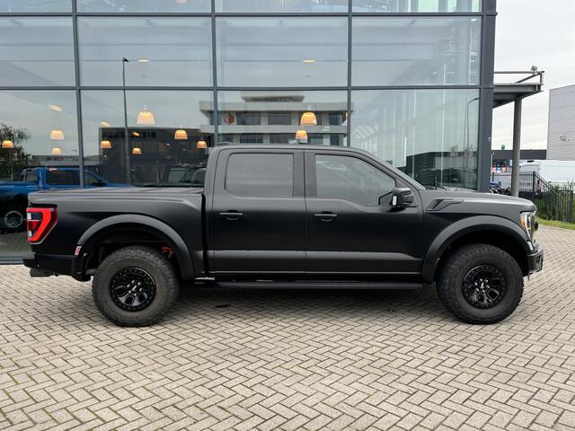 Ford (usa) F-150 3.5 V6 Ecoboost SuperCrew Raptor | Mat zwart wrap | Pano | B&O | 360 camera