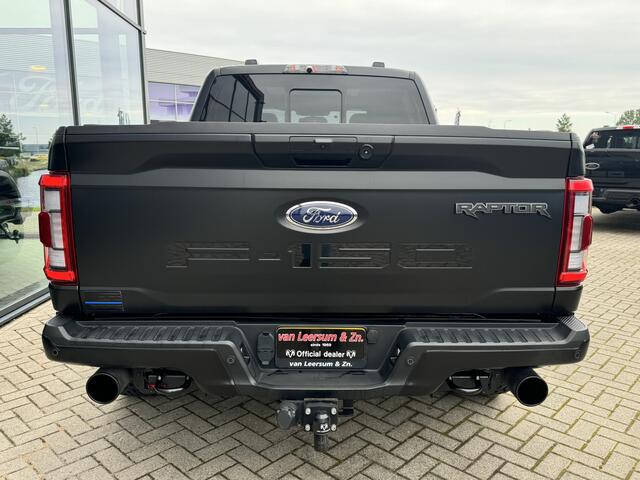 Ford (usa) F-150 3.5 V6 Ecoboost SuperCrew Raptor | Mat zwart wrap | Pano | B&O | 360 camera