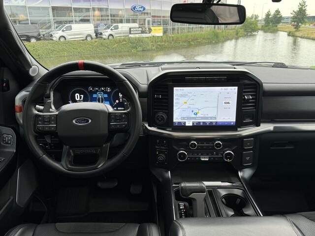 Ford (usa) F-150 3.5 V6 Ecoboost SuperCrew Raptor | Mat zwart wrap | Pano | B&O | 360 camera