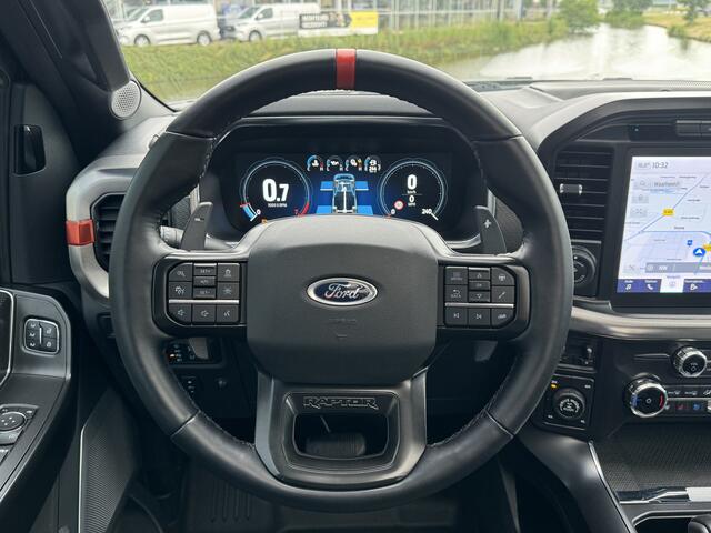 Ford (usa) F-150 3.5 V6 Ecoboost SuperCrew Raptor | Mat zwart wrap | Pano | B&O | 360 camera