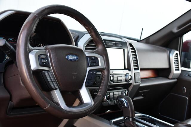 Ford (usa) F-150 3.5 V6 King Ranch Ecoboost SuperCrew Camera, Cruise, Carplay, 370PK, Automaat, Leder, Stoelverwarming, Navi, Uniek!