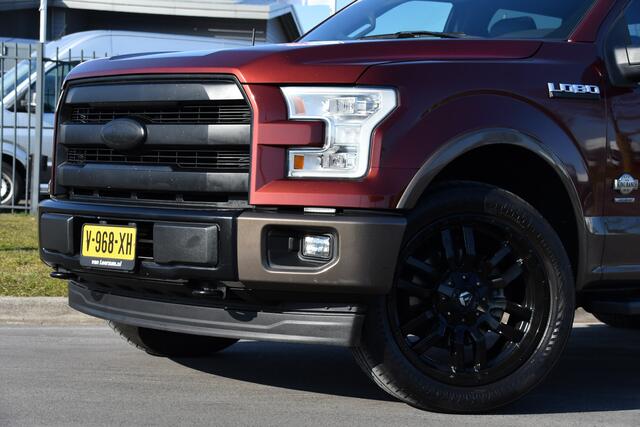Ford (usa) F-150 3.5 V6 King Ranch Ecoboost SuperCrew Camera, Cruise, Carplay, 370PK, Automaat, Leder, Stoelverwarming, Navi, Uniek!