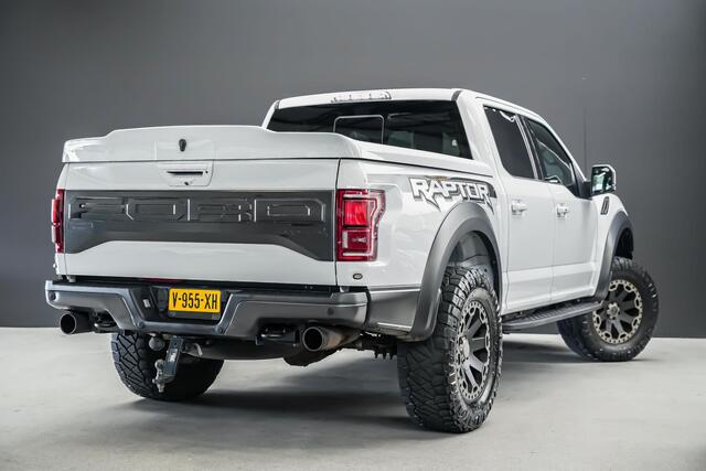 Ford (usa) F-150 3.5 V6 Ecoboost SuperCrew Raptor |schuif/kantel dak|verhogingsveren|B&O|360 camera|elek. stoelen|trekhaak|stoel ventilatie en verwarming|elek. stoelen|Apple Carplay|BLIS|20"|