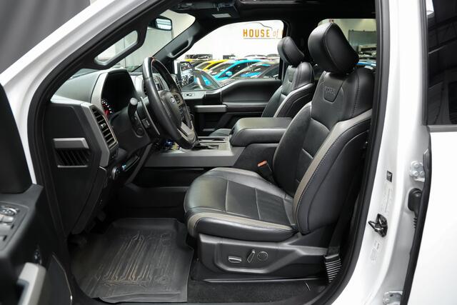 Ford (usa) F-150 3.5 V6 Ecoboost SuperCrew Raptor |schuif/kantel dak|verhogingsveren|B&O|360 camera|elek. stoelen|trekhaak|stoel ventilatie en verwarming|elek. stoelen|Apple Carplay|BLIS|20"|