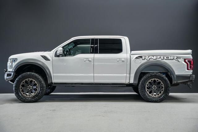 Ford (usa) F-150 3.5 V6 Ecoboost SuperCrew Raptor |schuif/kantel dak|verhogingsveren|B&O|360 camera|elek. stoelen|trekhaak|stoel ventilatie en verwarming|elek. stoelen|Apple Carplay|BLIS|20"|