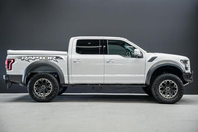 Ford (usa) F-150 3.5 V6 Ecoboost SuperCrew Raptor |schuif/kantel dak|verhogingsveren|B&O|360 camera|elek. stoelen|trekhaak|stoel ventilatie en verwarming|elek. stoelen|Apple Carplay|BLIS|20"|