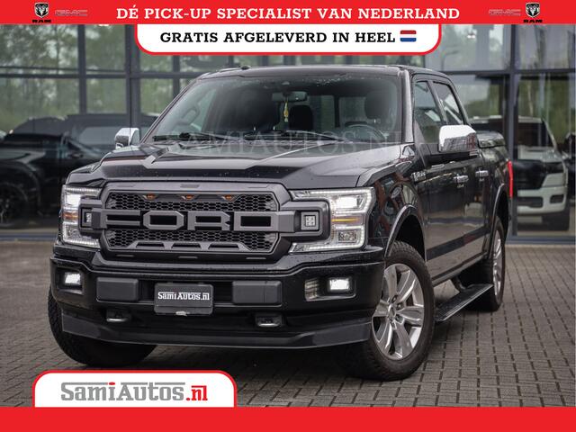 Ford (usa) F-150 PLATIMUM 3.5 V6 Black On Black | SuperCrew | Lpg | Cover | Pano | Face Lift | 82000 km | 5 Persoons Dubbele Cabine |