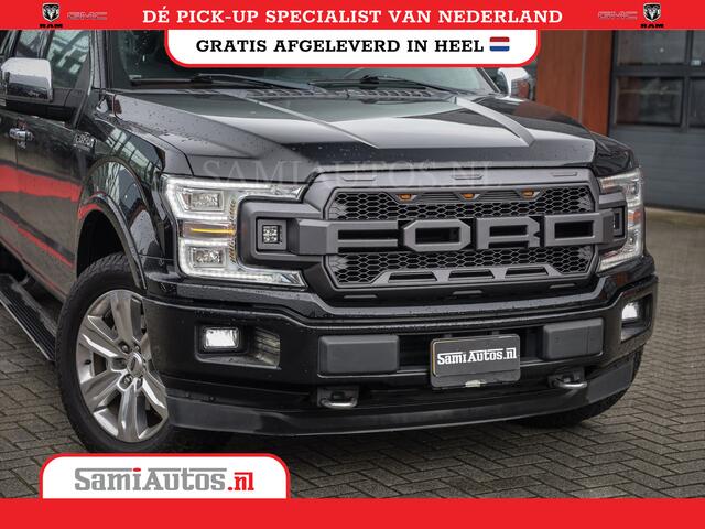 Ford (usa) F-150 PLATIMUM 3.5 V6 Black On Black | SuperCrew | Lpg | Cover | Pano | Face Lift | 82000 km | 5 Persoons Dubbele Cabine |