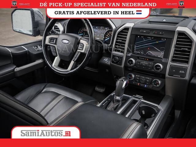 Ford (usa) F-150 PLATIMUM 3.5 V6 Black On Black | SuperCrew | Lpg | Cover | Pano | Face Lift | 82000 km | 5 Persoons Dubbele Cabine |