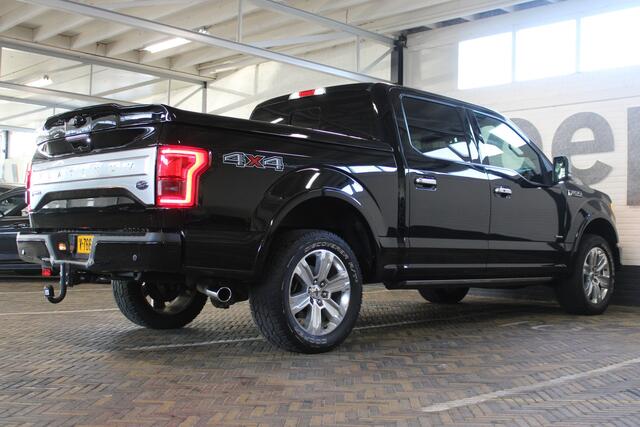 Ford (usa) F-150 3.5 V6 SuperCab Platinum | Stoel verkoeling/verwarming | Stuurverwarming | Cruise control | Parkeercamera | Climate control | Elektronische side steps | Trekhaak | Apple carplay/Android auto |