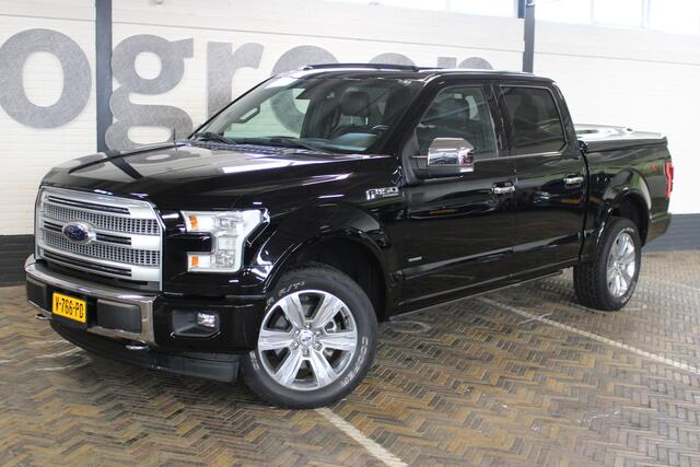Ford (usa) F-150 3.5 V6 SuperCab Platinum | Stoel verkoeling/verwarming | Stuurverwarming | Cruise control | Parkeercamera | Climate control | Elektronische side steps | Trekhaak | Apple carplay/Android auto |