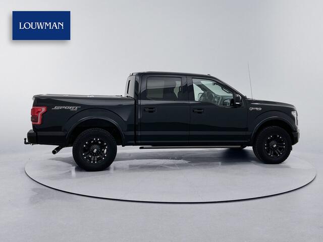 Ford (usa) F-150 5.0 V8 SuperCab LPG Panoramadak Adapt cruise Leder Stoelverwarming en ventilatie 360gr camera Treeplanken Navigatie Memory seats