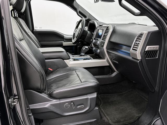 Ford (usa) F-150 5.0 V8 SuperCab LPG Panoramadak Adapt cruise Leder Stoelverwarming en ventilatie 360gr camera Treeplanken Navigatie Memory seats