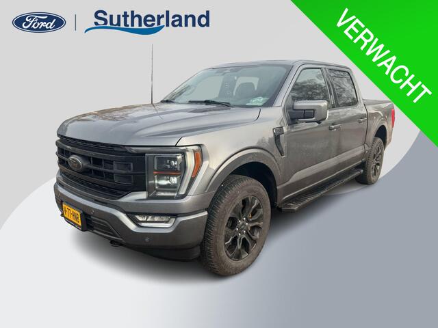 Ford (usa) F-150 5.0 V8 SuperCrew Lariat 401pk Automaat | 5 persoons | Grijs kenteken | Lederen Bekleding | Trekhaak | LPG | 4x4 | 3.500kg Trekgewicht