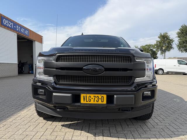 Ford (usa) F-150 3.5 V6 Ecoboost SuperCrew / Harley Davidson Platinum / vaste prijs rijklaar € 47.950 marge / geen btw / euro 6 / bedslide / uitlaatklep / trekhaak 3500 kg / lease vanaf € 782