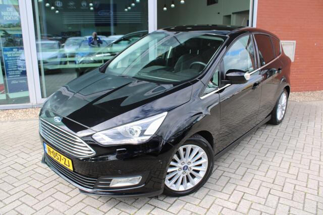 Ford C-MAX 1.0 EcoBoost 125 PK Titanium | Trekhaak | Winterpack | All Season banden | Camera | PDC V+A | Privacy Glass | Navigatie | 17 INCH Lichtmetalen Velgen | Xenon | Dealeronderhouden