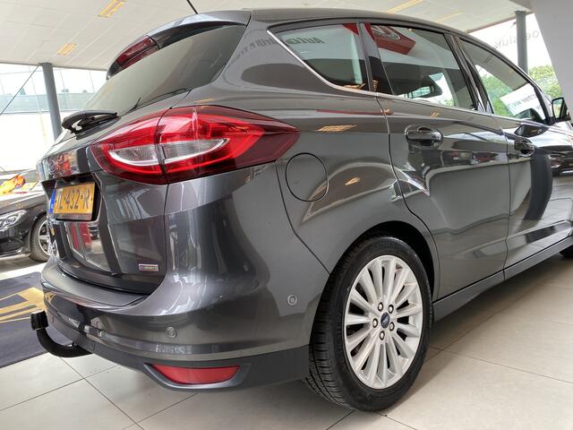 Ford C-MAX 1.0 Titanium,Nieuwstaat,Unieke Kilometerstand,100% Onderhouden,Navigatie,Achteruitrijcamera,Spraakbediening,Keyless,Trekhaak,Climate&Cruisecontrol,V&A Sensoren,17 Inch Lmv