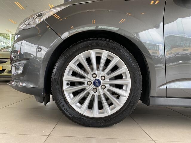 Ford C-MAX 1.0 Titanium,Nieuwstaat,Unieke Kilometerstand,100% Onderhouden,Navigatie,Achteruitrijcamera,Spraakbediening,Keyless,Trekhaak,Climate&Cruisecontrol,V&A Sensoren,17 Inch Lmv
