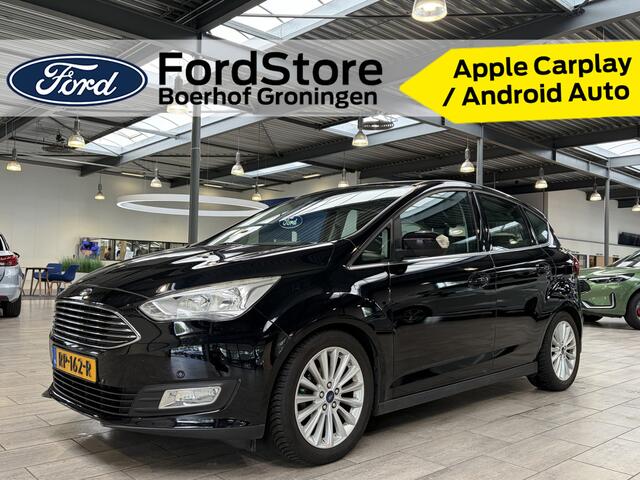 Ford C-MAX EcoBoost 125 pk Titanium | Trekhaak | Camera | Navi | Voorruitverw. | 4 seiz. banden | 100% dealer onderh.