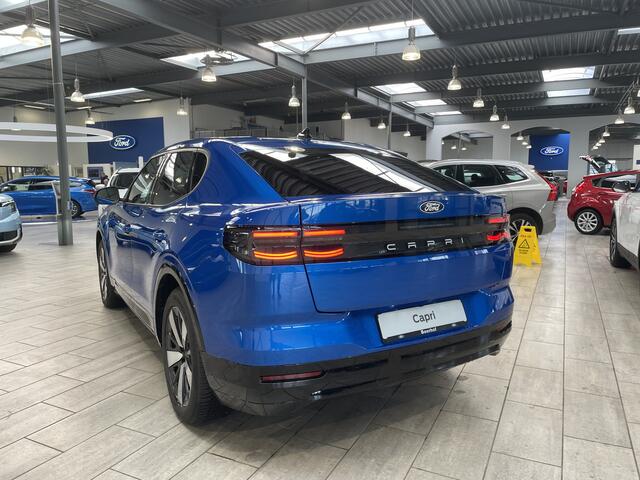 Ford CAPRI Extended Range RWD 77 kWh | Trekhaak | Warmtepomp | Adapt. Cruise | Winter Pack | El. verst. stoel + geh. + mass. | garantie tot 07/2029 | 4 seiz. banden