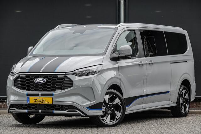 Ford Custom Tourneo L2H1 2.5 PHEV 233Pk Aut. | Sport | Plug In Hybrid | 8-Persoons | 360° Camera | 2xSchuifdeur | Trekhaak | 19"
