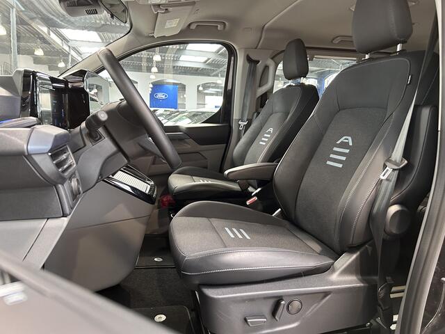 Ford Custom Tourneo Active 340 2.5 PHEV 233 pk L2 8 persoons | Trekhaak | Winter Pack | B&O | Camera | 2x schuifdeur | Adapt. cruise | LED | 17" | 4 seiz. banden | 1850kg trekgewicht |