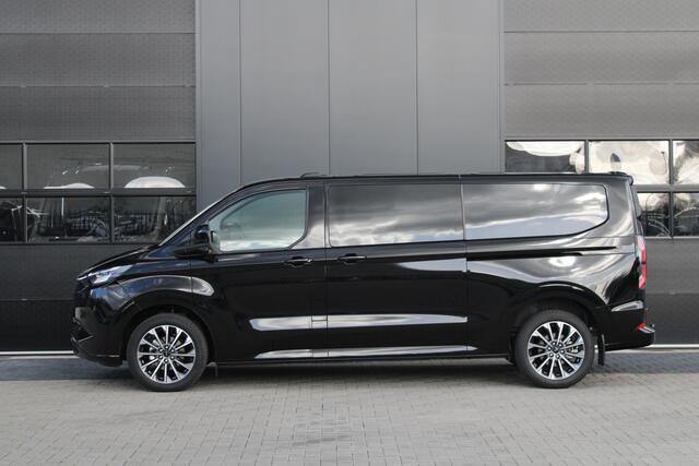 Ford Custom Tourneo 340 2.5 PHEV L2H1 Titanium X 232pk | 2x Schuifdeur | ACC | 360 camera | Leder | Navi | Verwarmd stuurwiel | 19" LM velgen | Rijklaar
