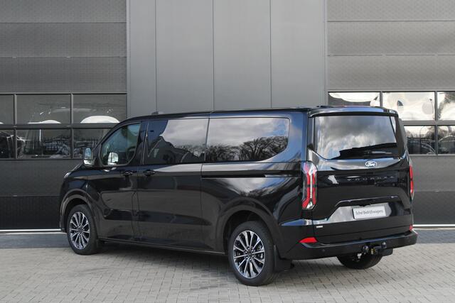 Ford Custom Tourneo 340 2.5 PHEV L2H1 Titanium X 232pk | 2x Schuifdeur | ACC | 360 camera | Leder | Navi | Verwarmd stuurwiel | 19" LM velgen | Rijklaar