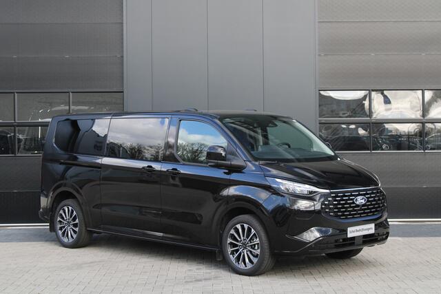 Ford Custom Tourneo 340 2.5 PHEV L2H1 Titanium X 232pk | 2x Schuifdeur | ACC | 360 camera | Leder | Navi | Verwarmd stuurwiel | 19" LM velgen | Rijklaar