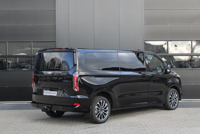 Ford Custom Tourneo 340 2.5 PHEV L2H1 Titanium X 232pk | 2x Schuifdeur | ACC | 360 camera | Leder | Navi | Verwarmd stuurwiel | 19" LM velgen | Rijklaar