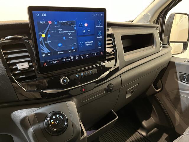 Ford E-Transit 350 L2H2 Trend 68 kWh 184 PK / 100% elektrisch !! / Airco / Cruise Control / CarPlay / Camera / Navigatie / 3-Zits / 900 KM !! Z.G.A.N. !