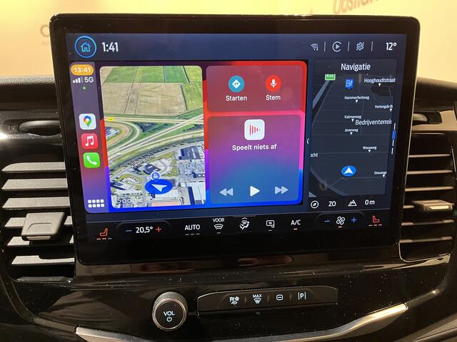 Ford E-Transit 350 L2H2 Trend 68 kWh 184 PK / 100% elektrisch !! / Airco / Cruise Control / CarPlay / Camera / Navigatie / 3-Zits / 220 KM !! Z.G.A.N. !