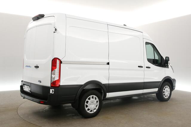 Ford E-Transit 390 68 kWh L2H2 | GRATIS E-Step! | Elektrisch 184PK | EMISSIEVRIJE ZONE | Automaat Airco Adaptive-Cruise Camera Carplay LED Navi PDC 3 Persoons