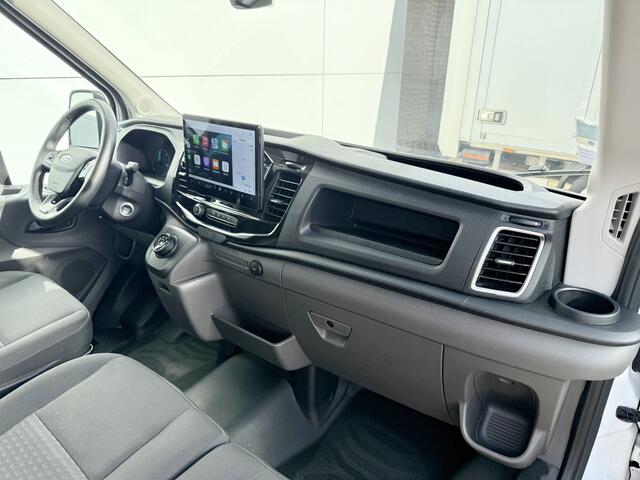 Ford E-Transit 75kWh 184PK 390 Elektrisch 75kWh 334km WLTP BEV Snelladen L2H2 Climate Control Tacho Carplay Camera Stoelverwarming Parkeersensoren voor achter