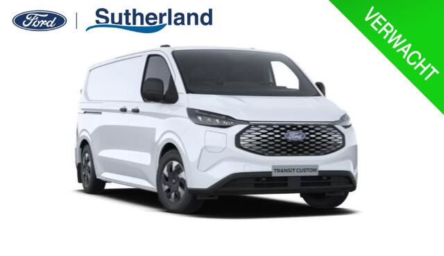 Ford E-Transit Cust. 340 L2H1 Trend 65 kWh 218pk | Ford 8-weg verstelbare en verwarmbare bestuurdersstoel met armsteun (i.c.m. bijrijdersbank) | 13 polige trekhaak met Trailer Sway Control | Centrale dubbele vergrendeling | Driver Assistance Pack Premium | 2 AGM accus|
