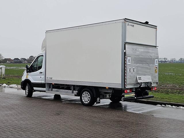 Ford E-Transit 390 L3 Trend 89 kWh electrisch, gesloten laadbak, laadklep, zijdeur, airco, automaat, navi, spoiler, NIEUW!!