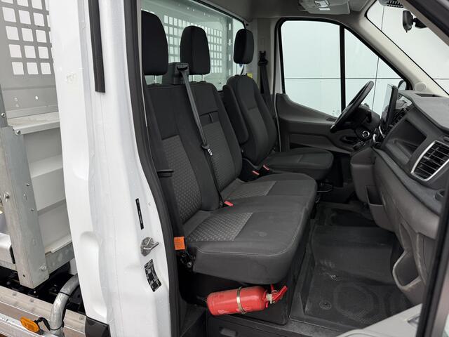 Ford E-Transit 75kWh Kipper Elektrisch 75kWh 334KM WLTP Snelladen Tipper Benne Climate Control Cruise Control Apple Carplay Stoelverwarming Navigatie Camera