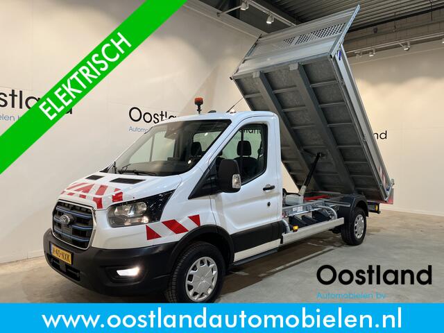 Ford E-Transit 350 L3 Trend 68 kWh RWD Kipper / Tipper / 100% Elektrisch / Airco / Cruise Control / Camera / CarPlay / Navigatie / 2.200 KM !!