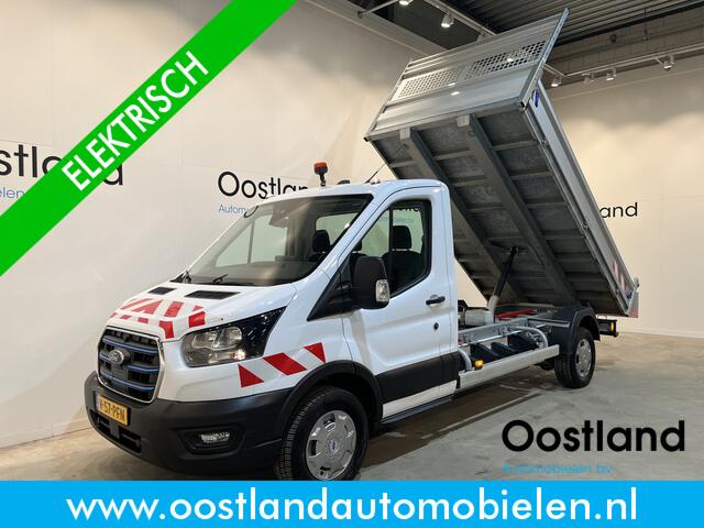Ford E-Transit 350 L3 Trend 68 kWh RWD Kipper / Tipper / 100% Elektrisch / Airco / Cruise Control / Camera / CarPlay / Navigatie / 6.700 KM !!
