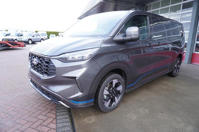 Ford E-Transit Cust. L2H1 Sport 218PK Automaat Schuifdeur links en rechts Airco | adap.cruise | Navi | 360 camera | 19"Lm velgen