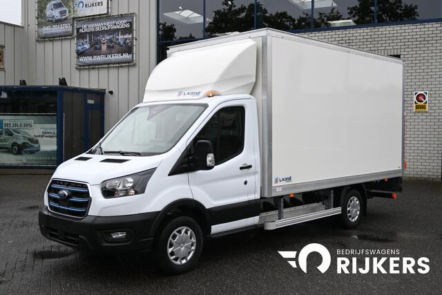 Ford E-Transit 390L Trend Bakwagen met Dhollandia laadklep Navigatie met camera, Zijdeur