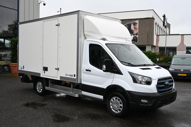 Ford E-Transit 390L Trend Bakwagen met Dhollandia laadklep Navigatie met camera, Zijdeur
