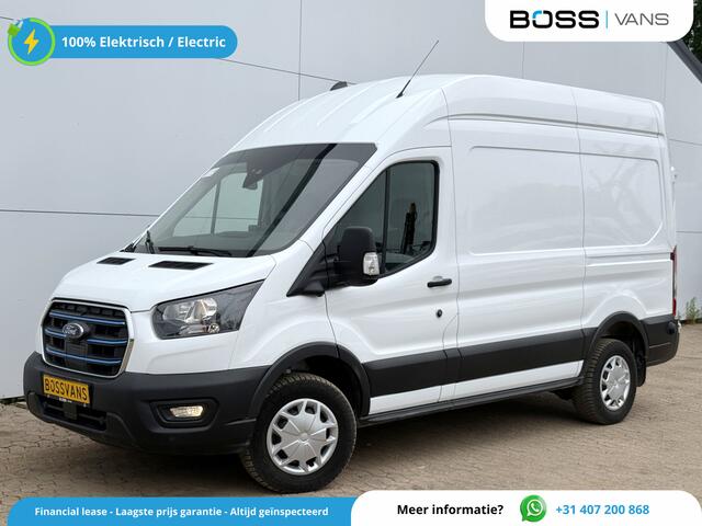 Ford E-Transit 68kWh 184PK L2H3 317km WLTP 97% (SOH) BEV Snelladen Camera Cruise control Climate control Carplay Navigatie Laadkabel Parkeersensoren V+A
