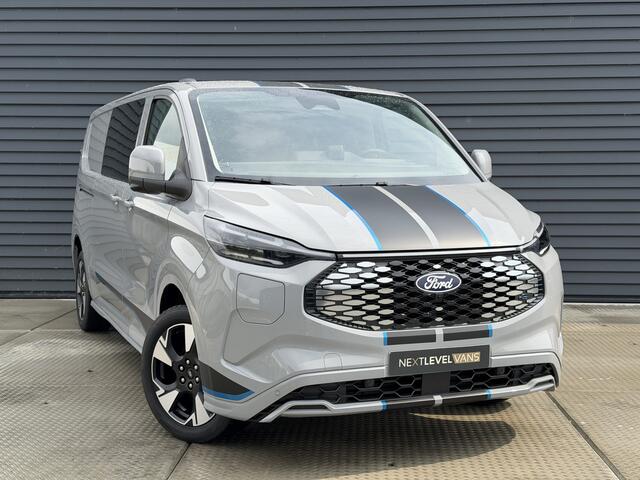 Ford E-Transit Cust. 320 L2H1 Sport 71 kWh DC | 360 Camera | 230v Stopcontacten | Elek. Verst. Stoelen | Direct Leverbaar!!