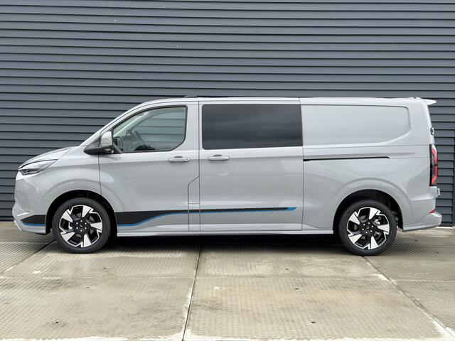 Ford E-Transit Cust. 320 L2H1 Sport 71 kWh DC | 360 Camera | 230v Stopcontacten | Elek. Verst. Stoelen | Direct Leverbaar!!