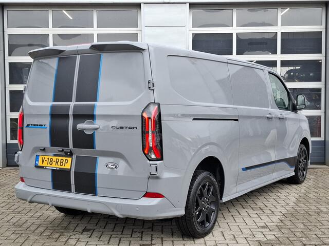 Ford E-Transit Cust. 340 L2H1 Sport 71 kWh | Android/Apple Carplay | LMV 17" | Voorstoelen/Voorruit Verwarmd | Achteruitrijcamera | PDC Voor en Achter | Cruise Control | Airco |